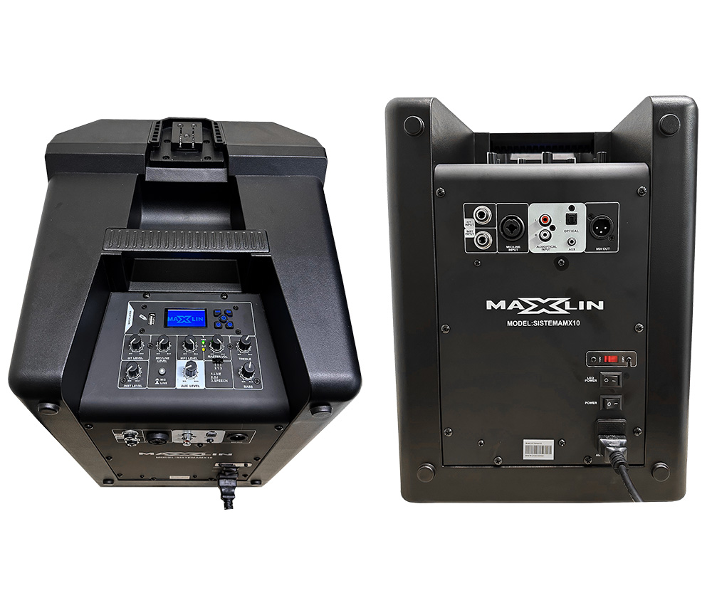 Sistema Activo Maxlin MX10 10´´ 2000W PMPO - Imagen 3