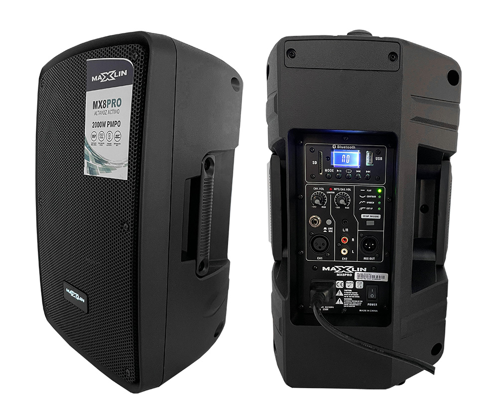 Cabina Activa Maxlin MX8PRO 8´´ 250W RMS