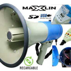 Megáfono Maxlin 2501USB-RC