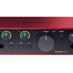 Interface Focusrite Scarlet solo estudio 4G