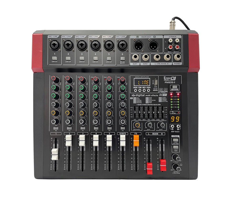 Mezclador Análogo Pro DJ PM60S-II