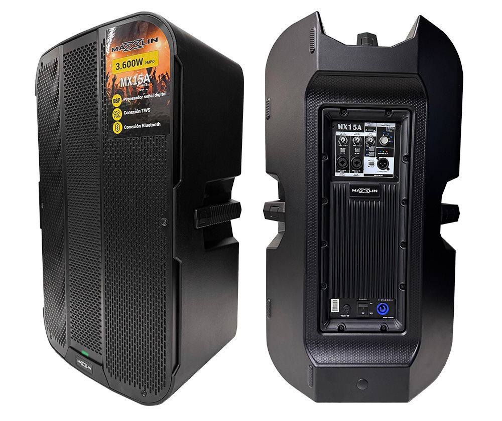 Cabina Activa Maxlin 15'' MX15A 450W RMS