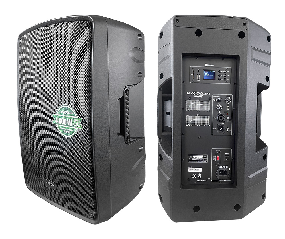 Cabina Activa Maxlin MX12PRO 12'' 600W RMS