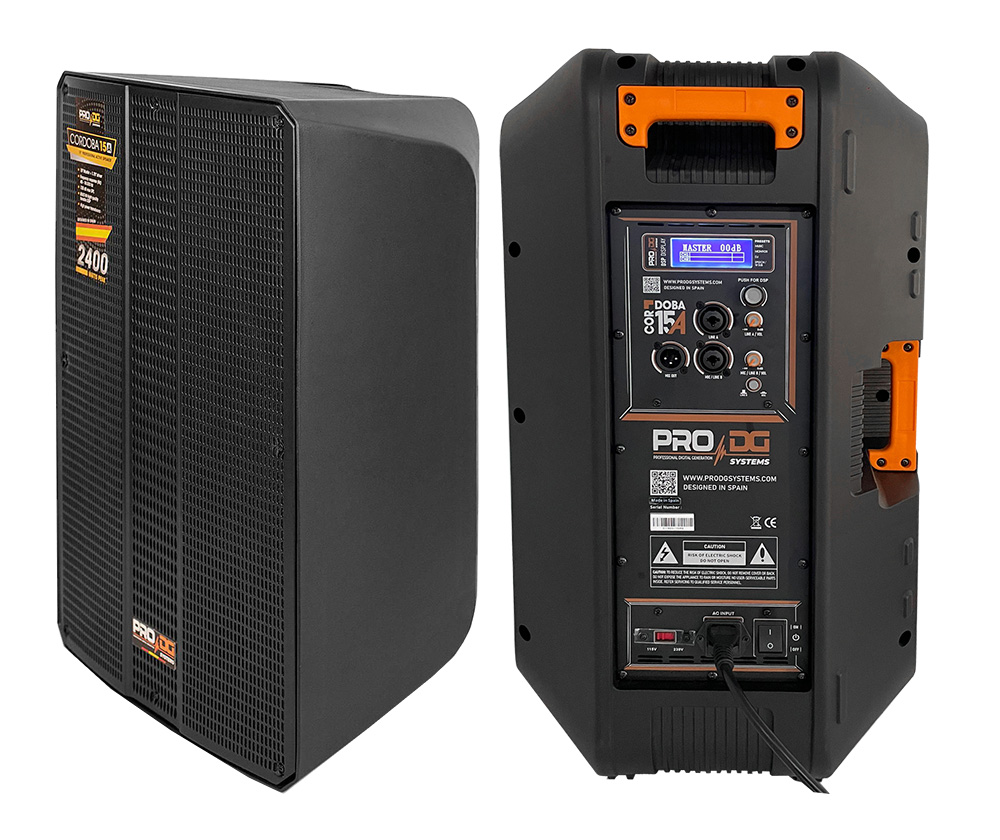 Cabina activa PRO DG CORDOBA15A 15´´ 600 RMS