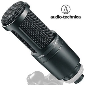 Micrófono Alámbrico Condensador Audio-Technica AT2020BK