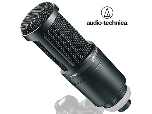Micrófono Alámbrico Condensador Audio-Technica AT2020BK