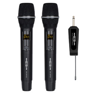 Micrófono Inalámbrico De Mano Doble Maxlin MXUHF502