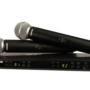 Micrófono Inalámbrico doble de mano Shure BLX288SM58